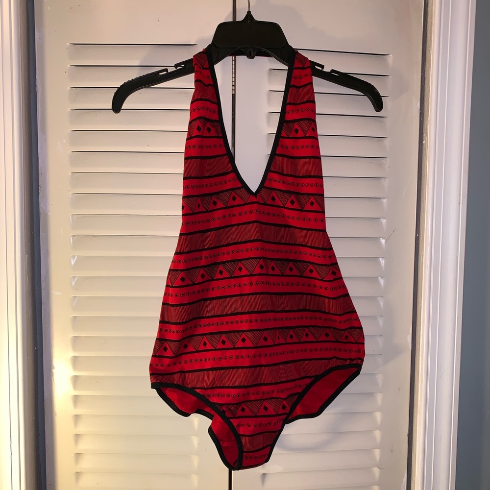 American apparel tribal print body suit size XL